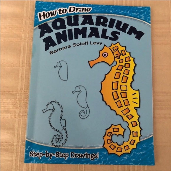 Easy How to Draw Book Set and Colored Pencils Wizards Sea Life Princesses - Picture 4 of 5